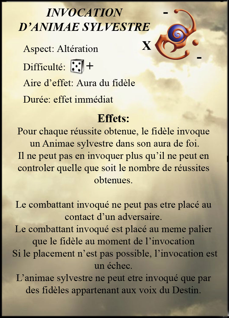 Invocation d'Animae Sylvestre